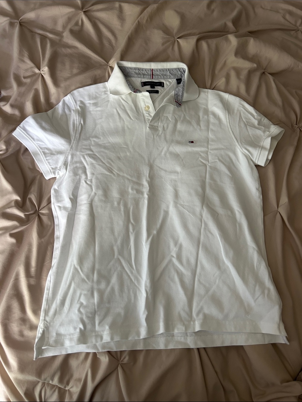 Tommy Hilfiger The 1985 Polo White Regular Fit Men’s Large